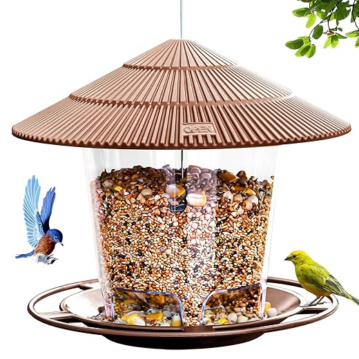 Hanizi Squirrel-Proof Hanging Bird Feeder