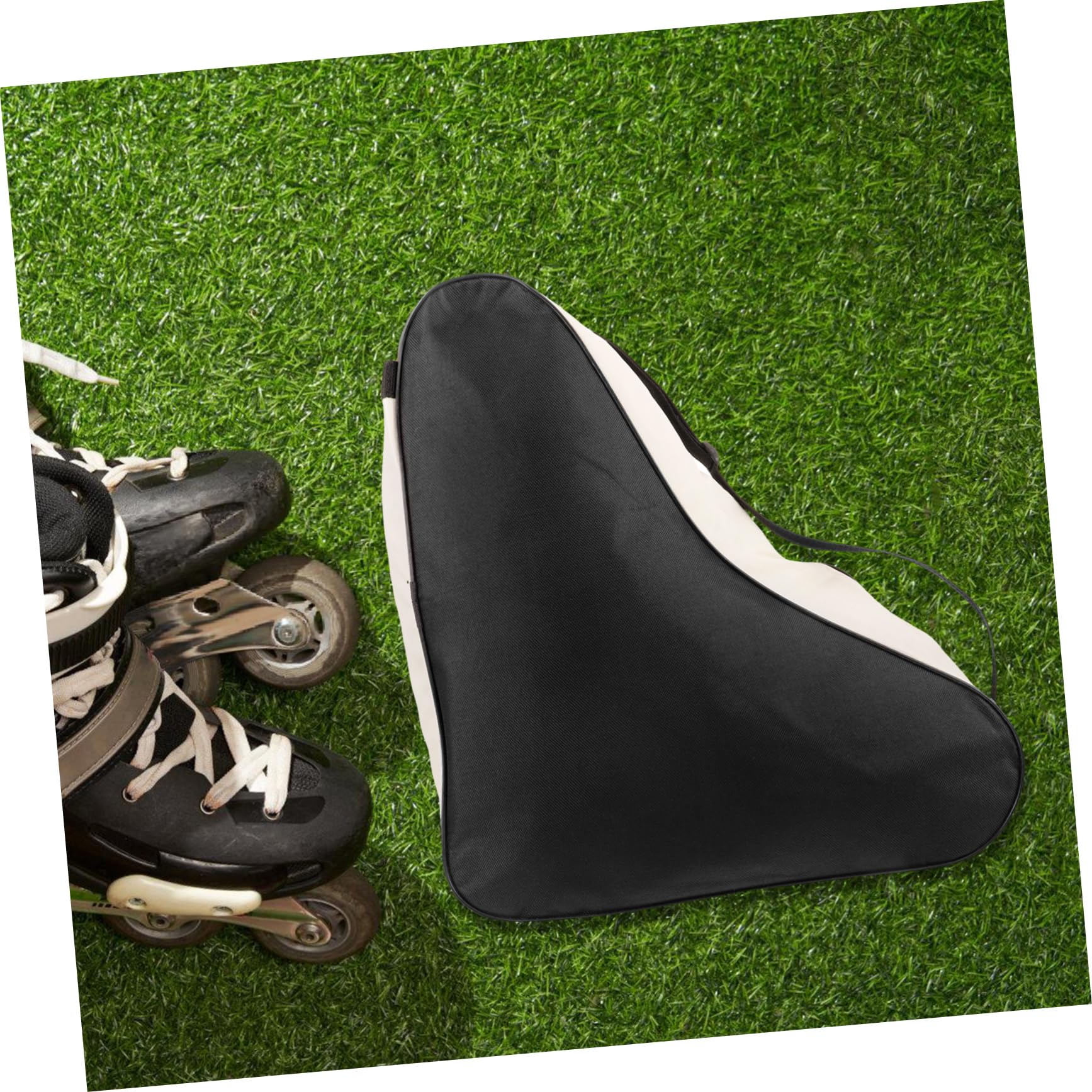 Mipcase Tasche für Rollschuhe schlittschuhtaschen Skate Bag Eislaufschuhe Organizer Schlittschuhe Tragetasche Rolltasche Lagerung Rollenträger Tragbarer Rollschuhhalter Oxford-Stoff