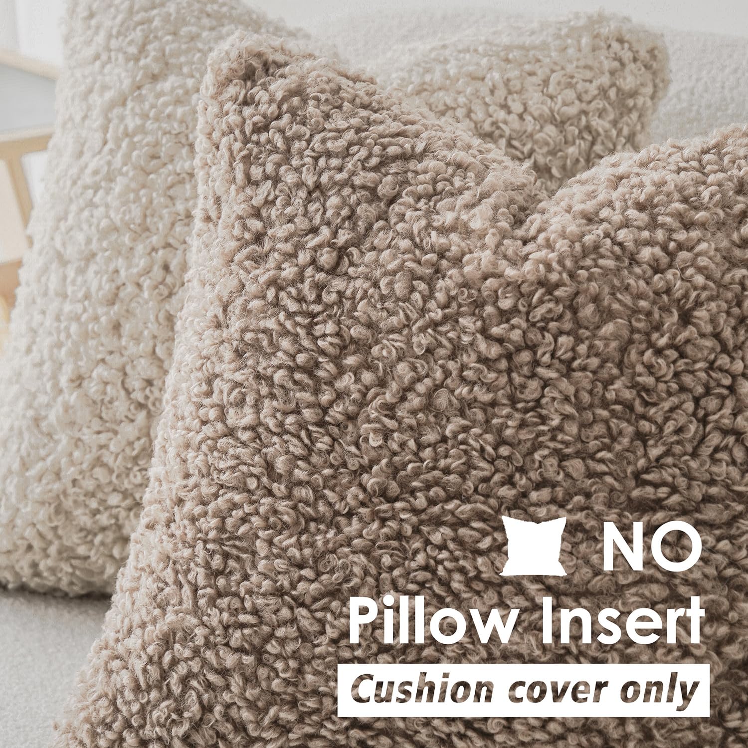 Teddybär Fleece Paar Kissenbezüge Nur Extra Warm Und Kuschelig Weich