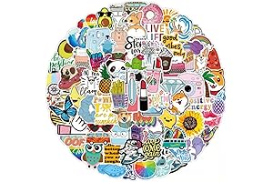105 PCS Water Bottle Stickers for Teens, Kids, and Girls