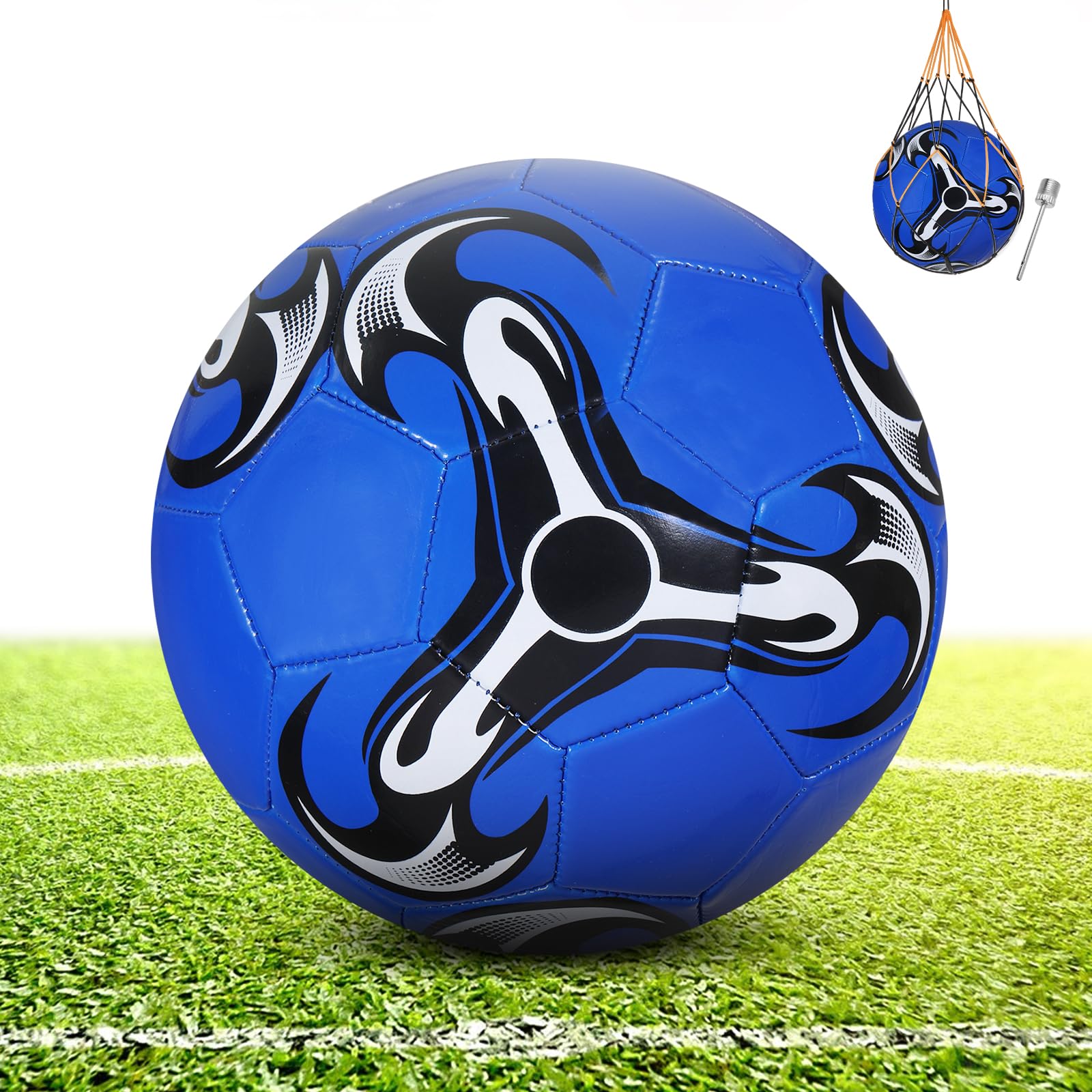 Balones de fútbol tamaño 5, tamaño oficial, 5, fútbol, fútbol, niños, unisex, balones de fútbol profesionales para exteriores e interiores para jóvenes y adultos