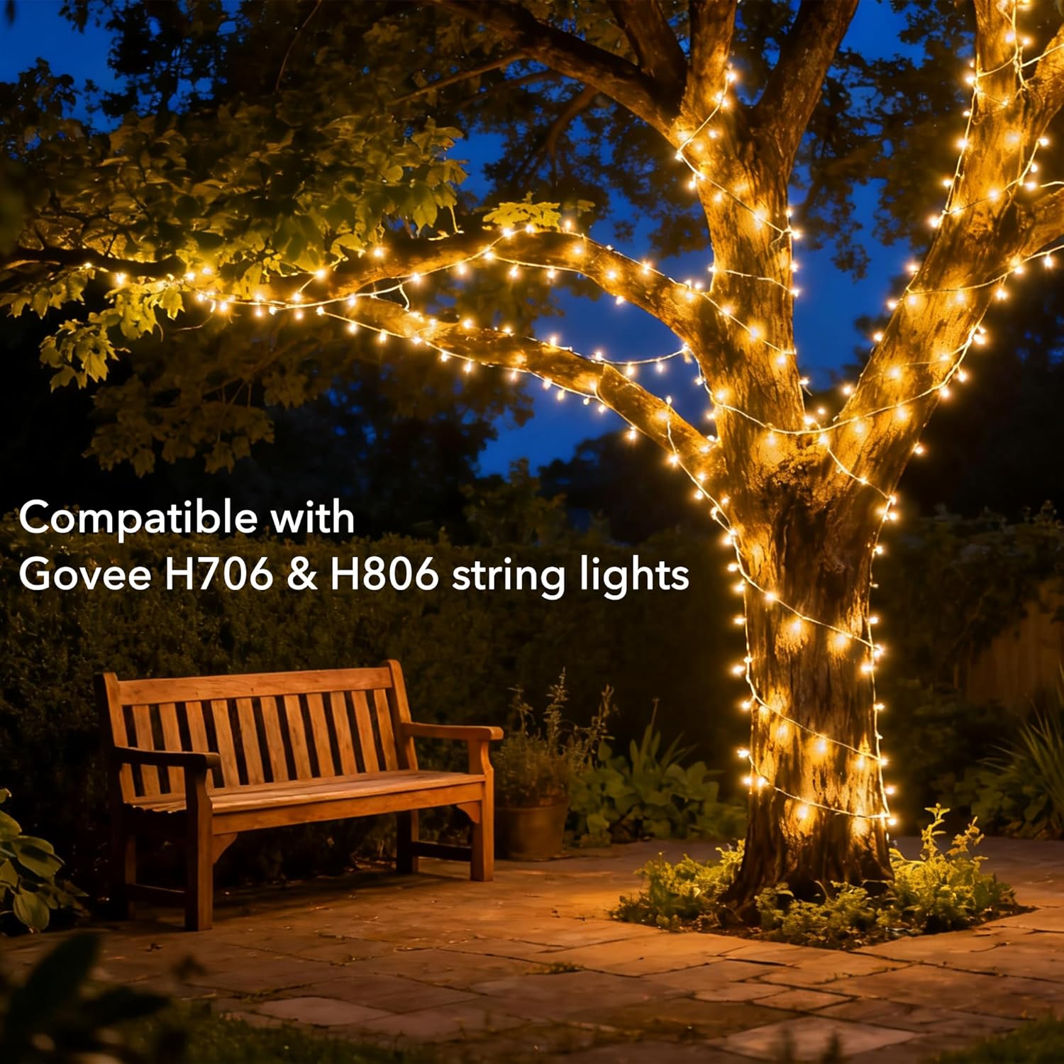 70 PCS Light Clips, White Mounting Clips Compatible with Govee H706 H806, Pro Mounting Brackets for Outdoor Lights Track Mounting, Outdoor Lights Accessories