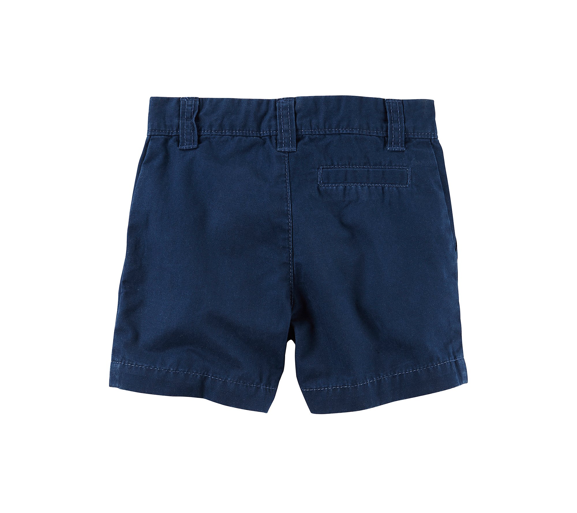 Carter's Baby Flat Front Khaki Shorts Blue 18 Months