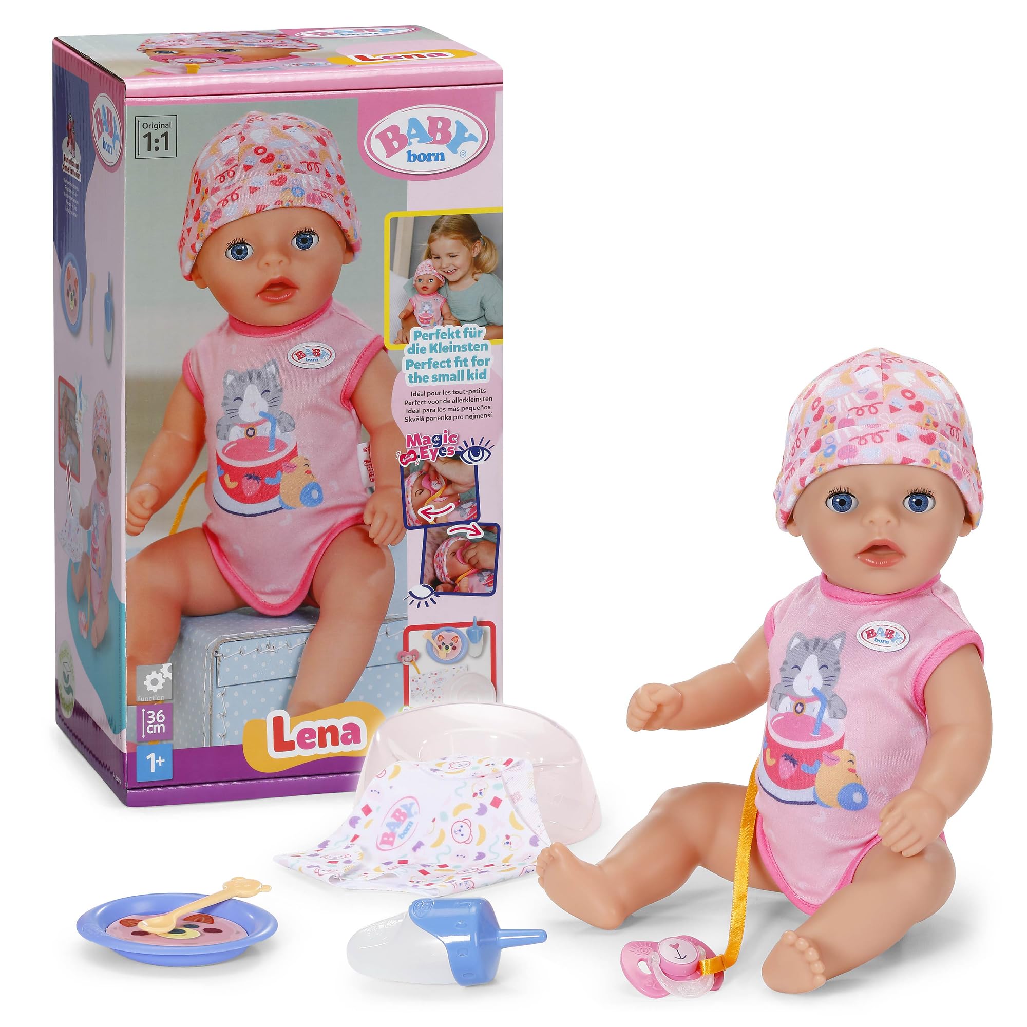 BABY born Lena Pink 36 cm with 7 Functions