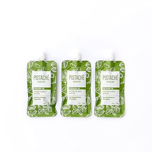 Pistaché Skincare Crema hidratante de mantequilla corporal batida con aceite de pistacho también conocido como The Boyfriend Body Butter Juego de