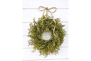 Mini Artificial Eucalyptus Wreath: Embellish Your Home with Rustic Charm