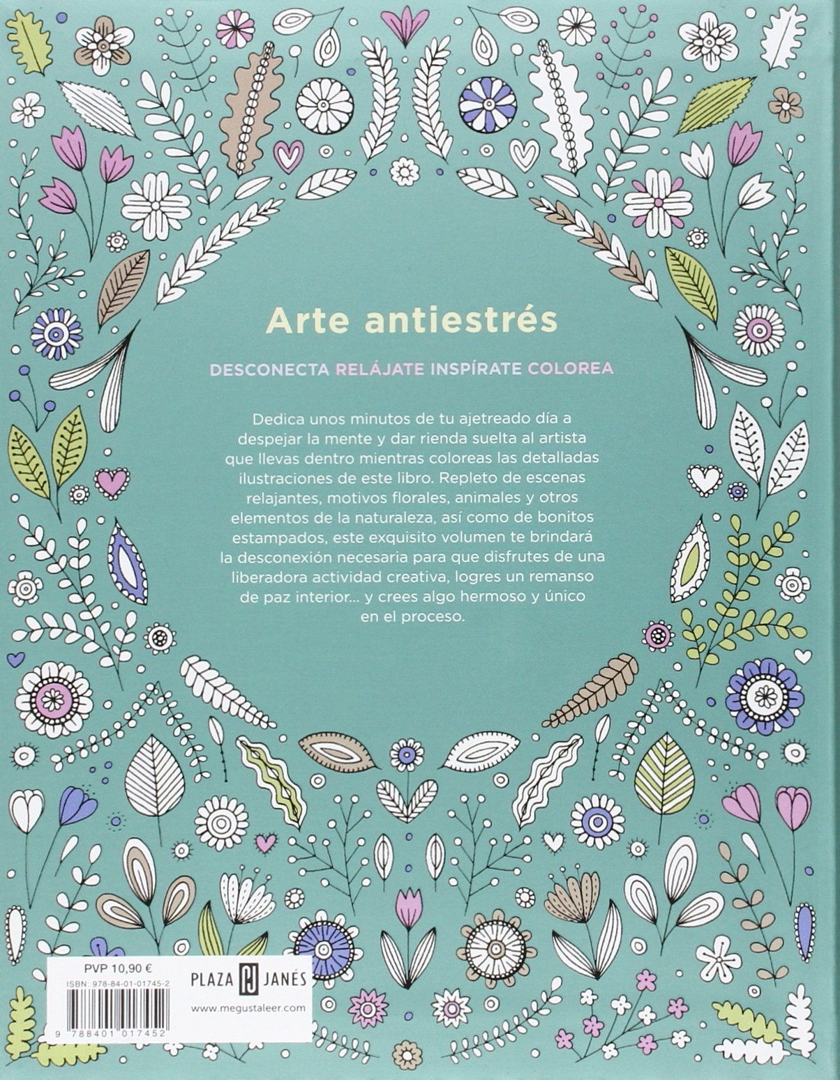 Arte antiestrés / Anti-Stress Art: Armonía y naturaleza. Láminas Para Colorear/ Harmony and Nature