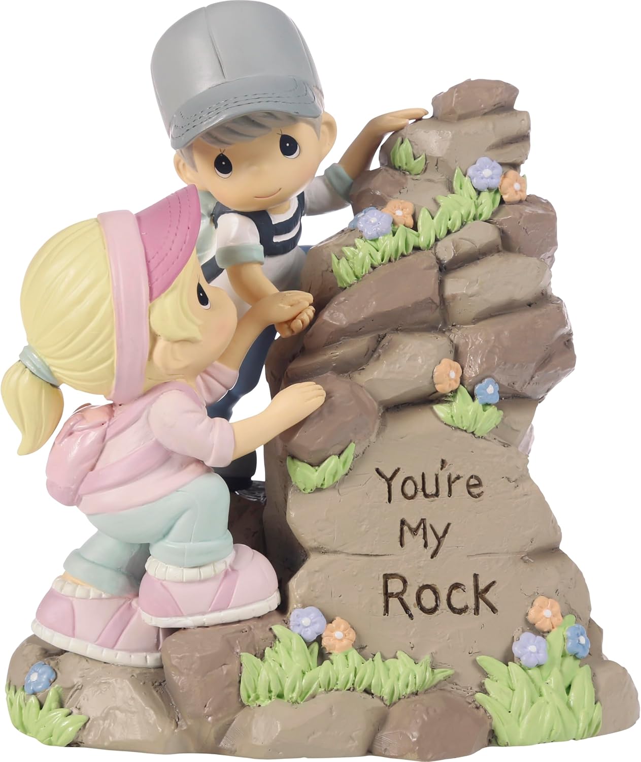 Precious Moments Couples Musical | You’re My Rock Resin Musical | Gift for Couples, Girlfriend, Wife | Valentine's Day Gift Plays I Love You Truly | 5.5in