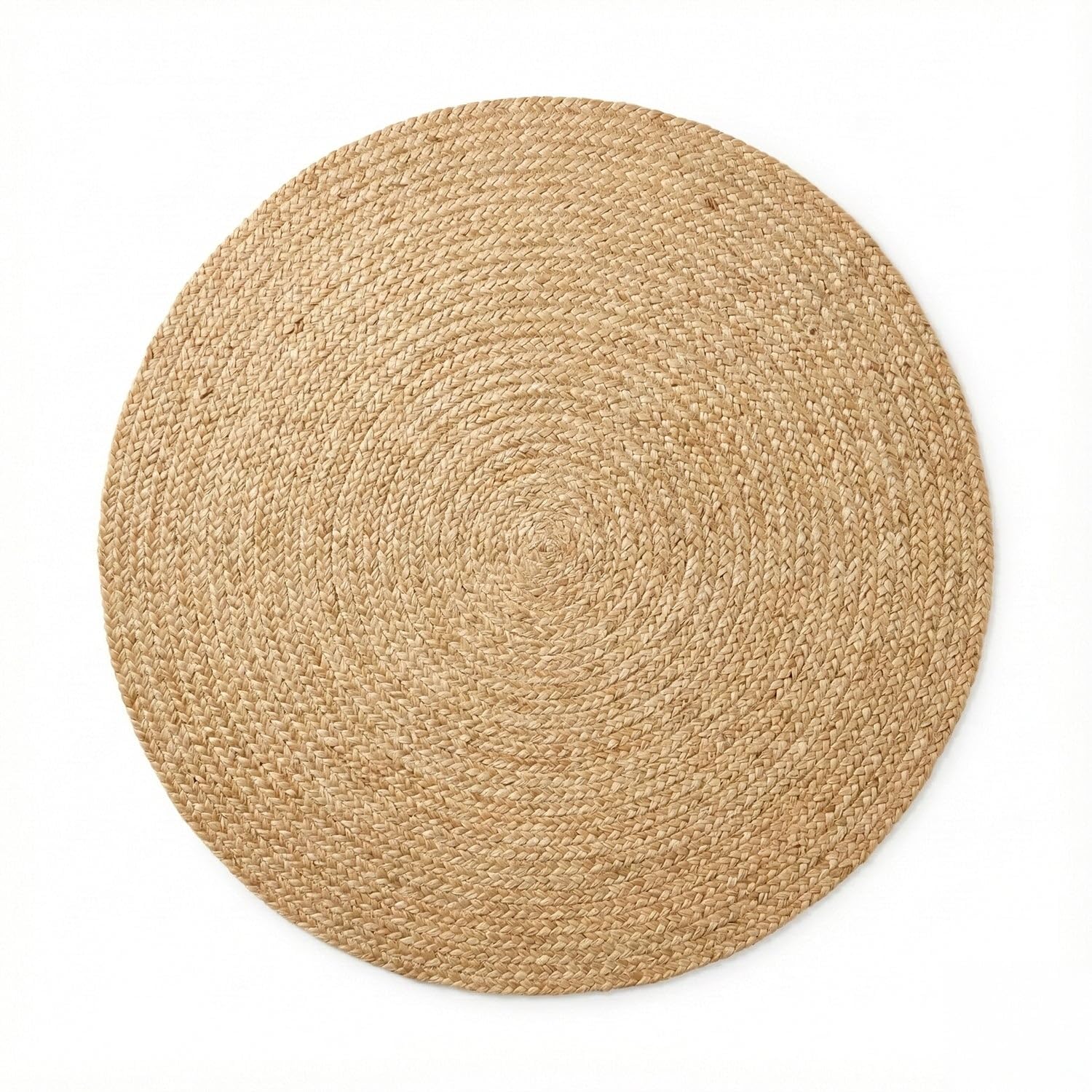 Tappeto in iuta artigianale 120 x 120 cm rotondo