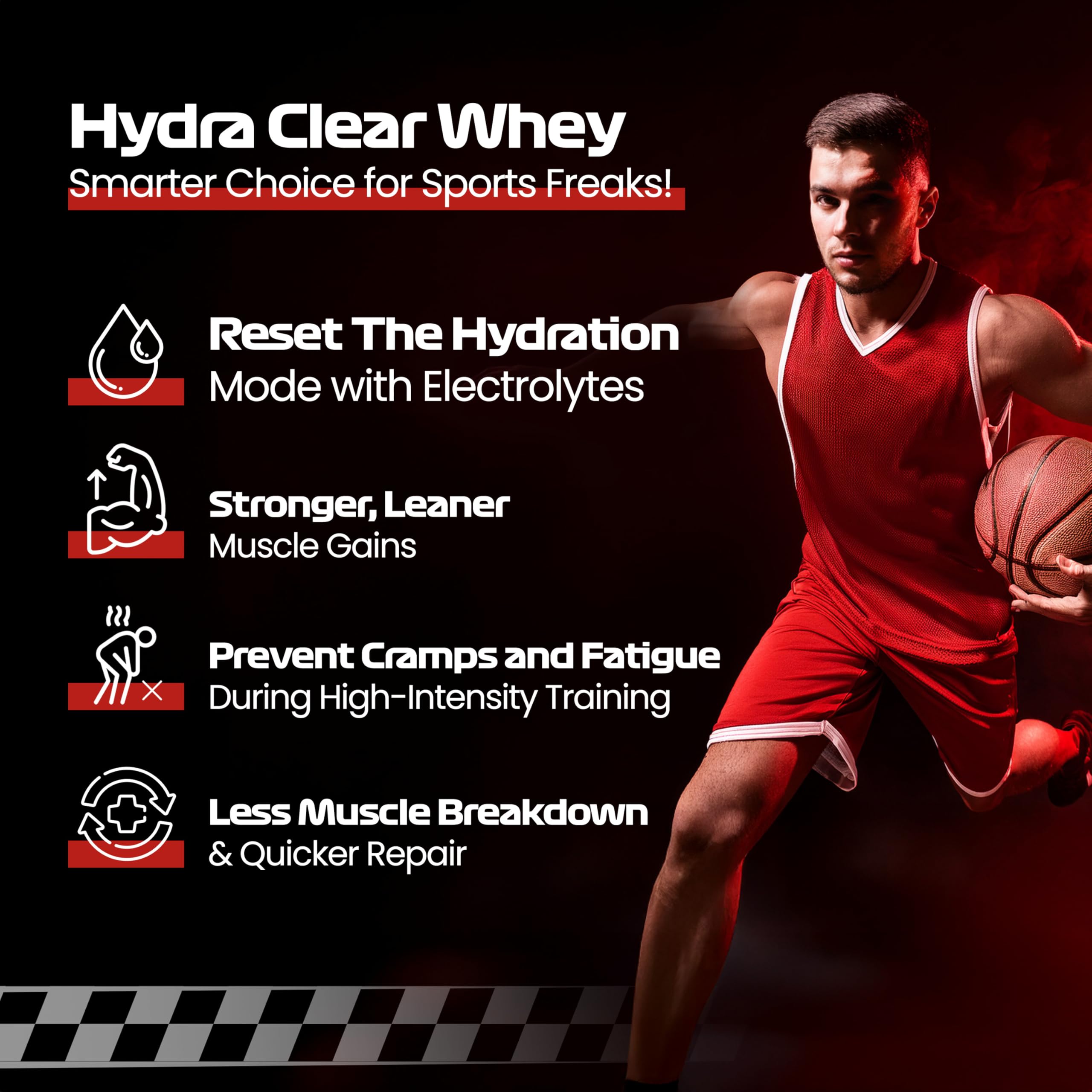 Protyze Hydra [Clear Whey Protein with Electrolytes] | 20g Protein,810mg electrolyte,7.2g bcaa| Assorted Flavour | 6 Servings (Lemon Lime, Pineapple, Fruit Punch) — Amazon image 3
