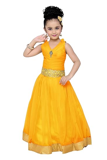 Adiva Girls Cocktail Maxi Gown Dress