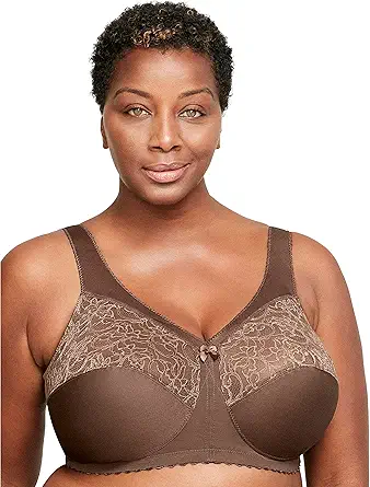Glamorise Women's Plus Size MagicLift Original Support Bra Wirefree #1000