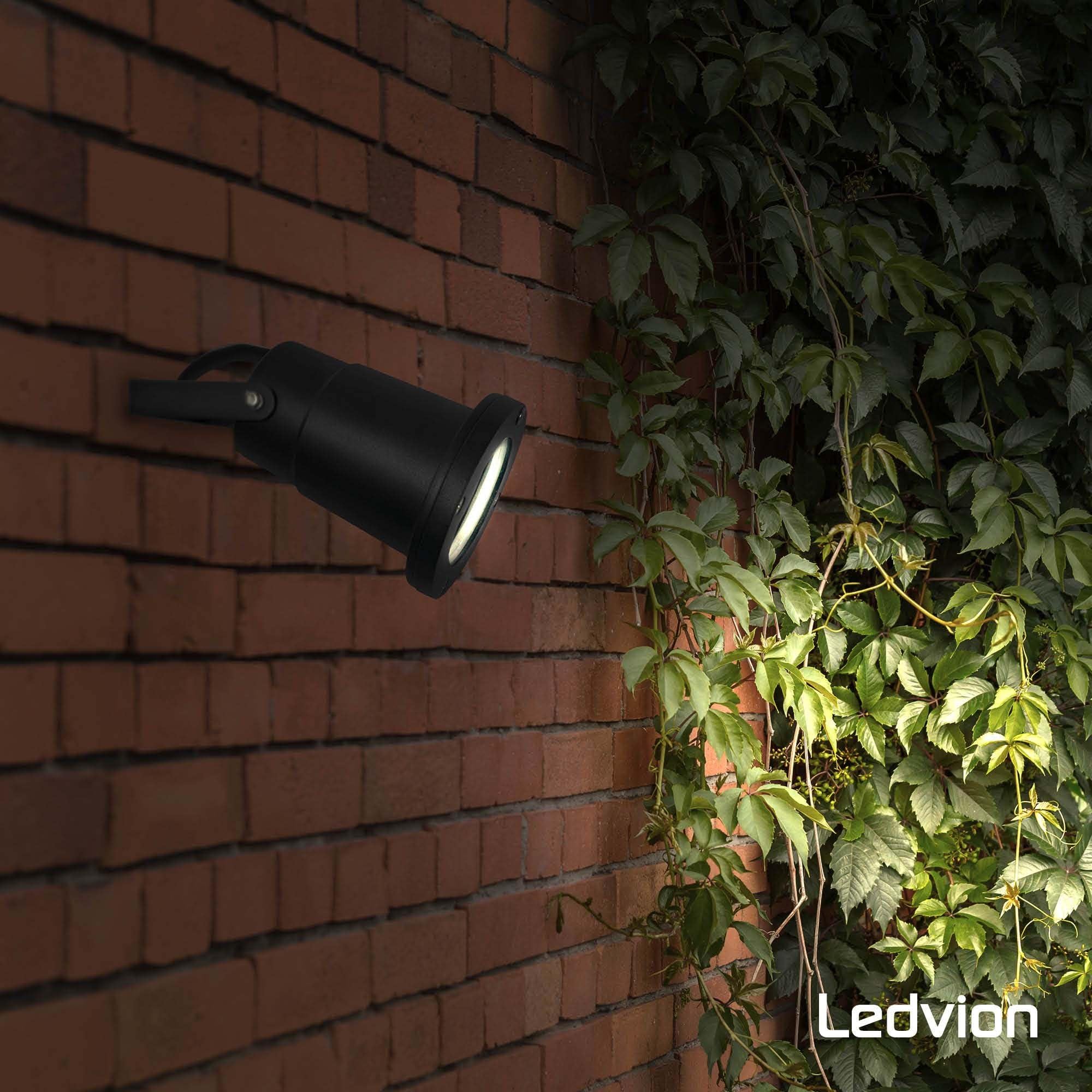 Ledvion 6 piezas Foco de Jardín LED IP65 GU10 piqueta sin bombilla