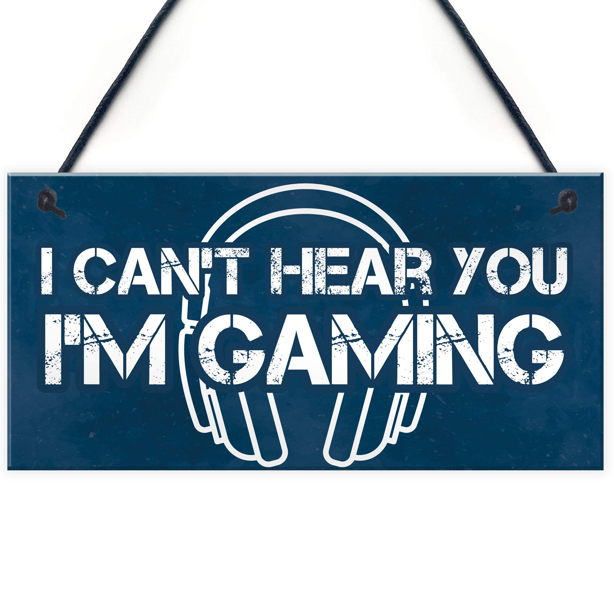 Red Ocean Gaming Bedroom Door Sign Novelty Gamer Gift For Brother Son Dad Christmas Gifts For Him