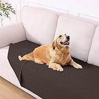 Vista 52 de hyha Manta impermeable para perro, manta suave para cama de perro, manta para mascotas, funda de sofá impermeable lavable para perros, fundas Gris