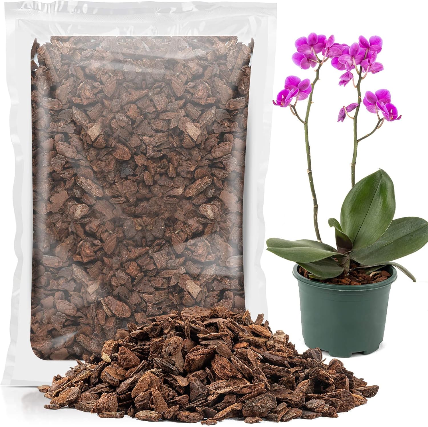 Sukh Orchid bark Planting Soil 36MM Orchid Potting Mix