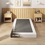 EMODA 5 Inch Twin Box Spring Bed Base, 1500 LBS Heavy Duty Metal Mattress Foundation with Fabric Cover, Easy Assembly
