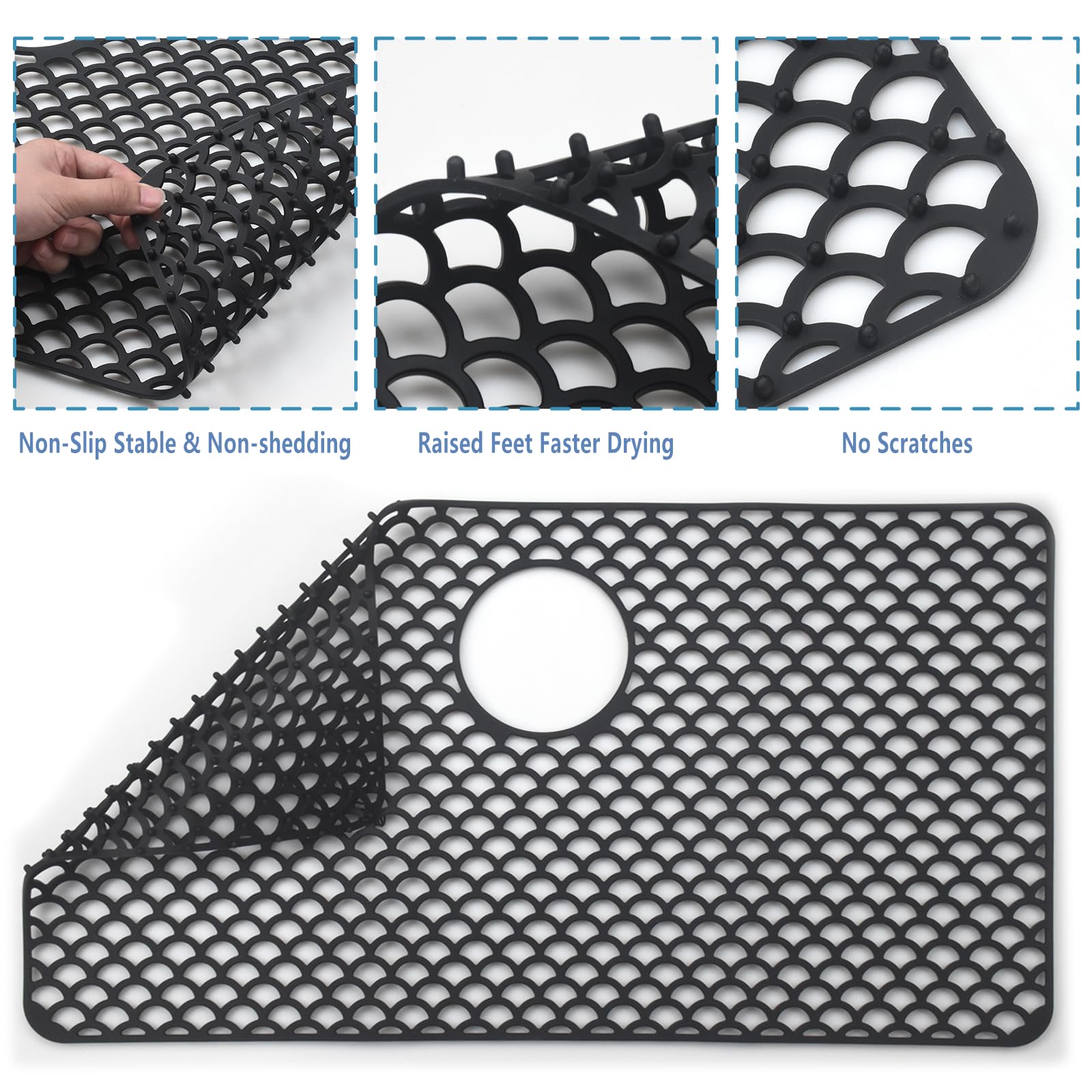 ステンレススチール シンクプロテクター シンク底用メタルシンクラック Amazon.co.jp: Better Houseware キッチンシンク用シンク