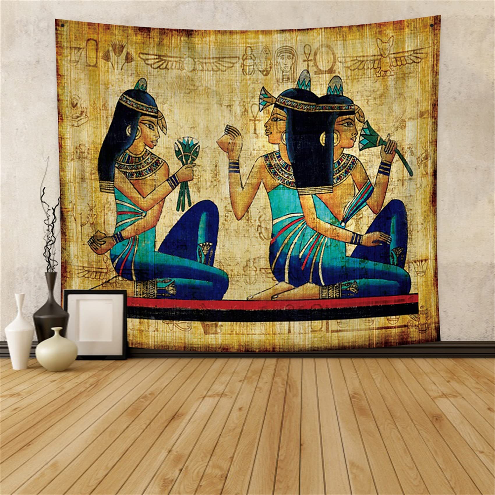 エジプト　民族　タペストリー　アフリカ 91vS4aEIreL._AC_UF350,