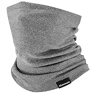 GXCROR Neck Warmer Winter Face Mask Fleece Neck Gaiter Ski Face Cover Cold Weather Scarf for Men & Women