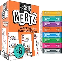 Vista 10 de Bicycle Paquete de juegos - Nertz, Pokeno, Color Addict - 3 juegos de cartas familiares de ritmo rápido para niños y adultos