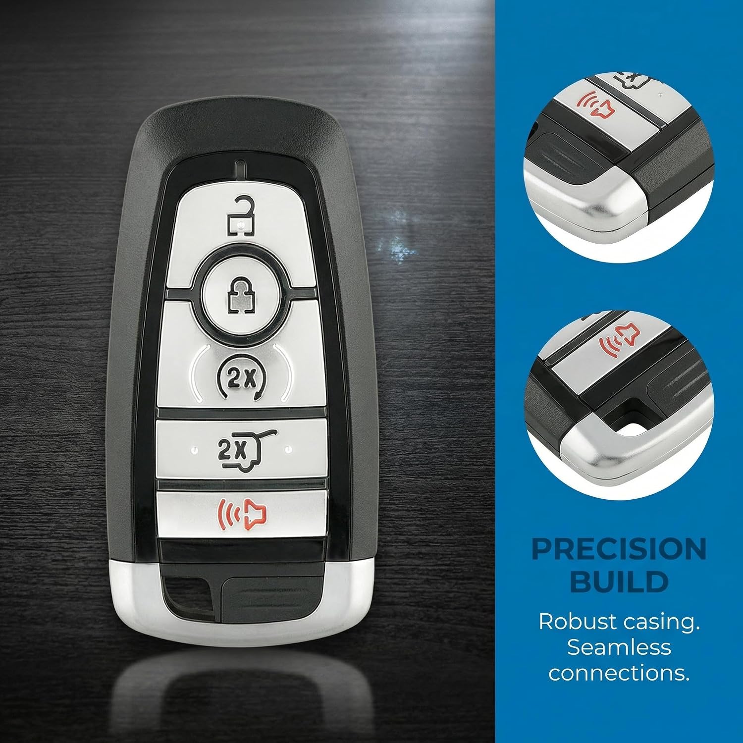 Smart Key Fob Remote for 2018-2022 Ford Explorer Expedition Lincoln Aviator image 2