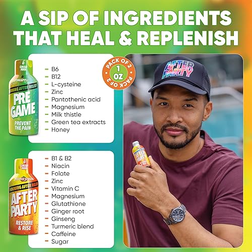Miniatura 4 de Suplementos de bebida para prevención y recuperación matutina para antes del juego y después de la fiesta, en cualquier momento que bebas vitaminas,