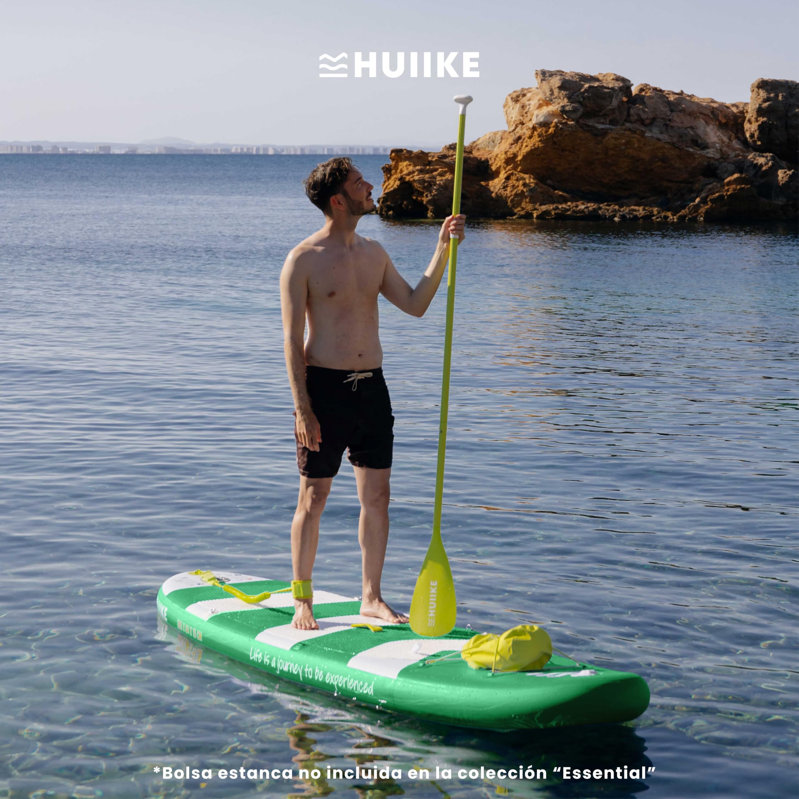 HUIIKE Tabla Paddle Surf Hinchable con Accesorios Incluidos, Remo, Quillas, Inflador. Stand Up Paddle Board Gran Estabilidad y Resistencia. 305 x 84 x 15 cm, Soporta hasta 130 kg — view 9