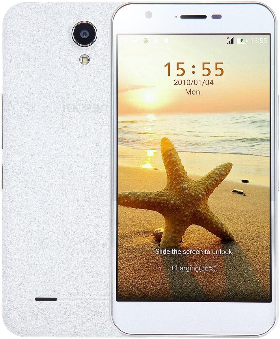 M6752 5.5 Inch FHD MTK6752 Octa Core Android 4.4 4G LTE 64-bit Phone 14MP CAM 3GB RAM 16GB ROM (White)
