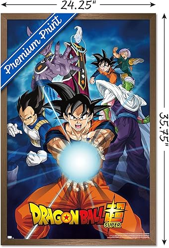 Miniatura 52 de Trends International Dragon Ball Super - Póster de pared de grupos, 22.375 x 34 pulgadas, paquete de póster y montaje
