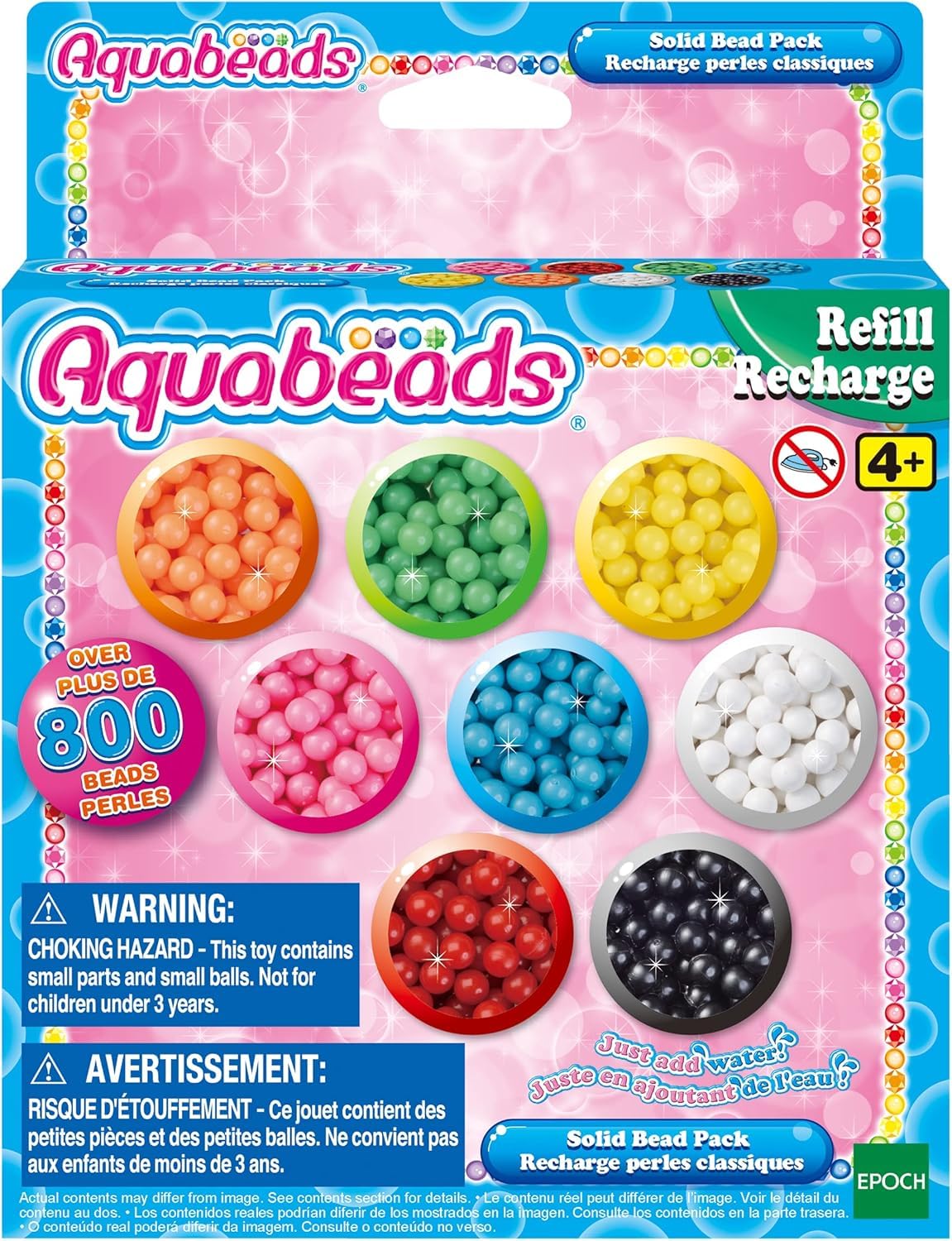 Aquabeads 31912 Starter Set im Koffer, Multi Color & 31517 Perlen, Multi Color