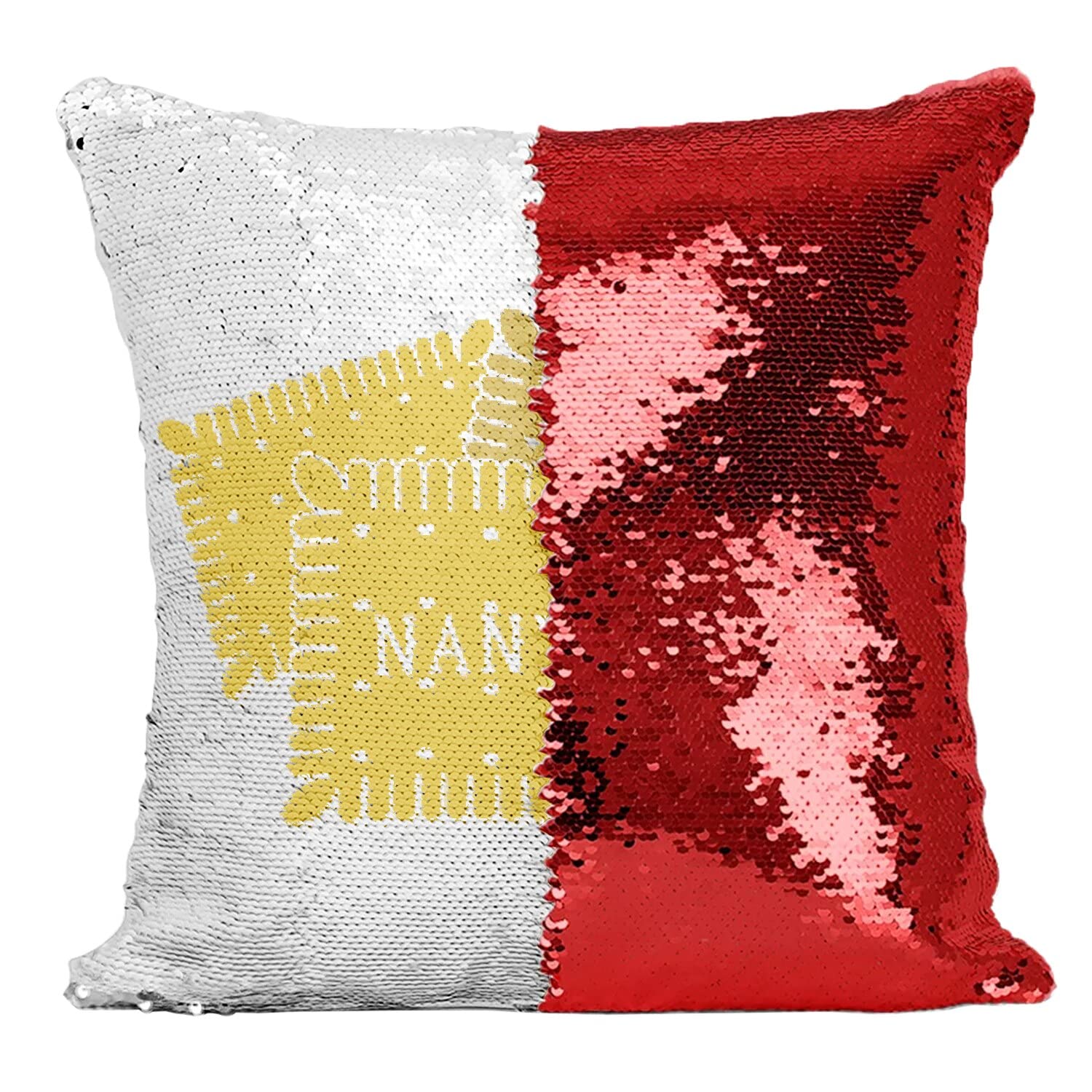 Coussin Sequin Paillettes Rouge Nantes pour Rompre la Monotonie
