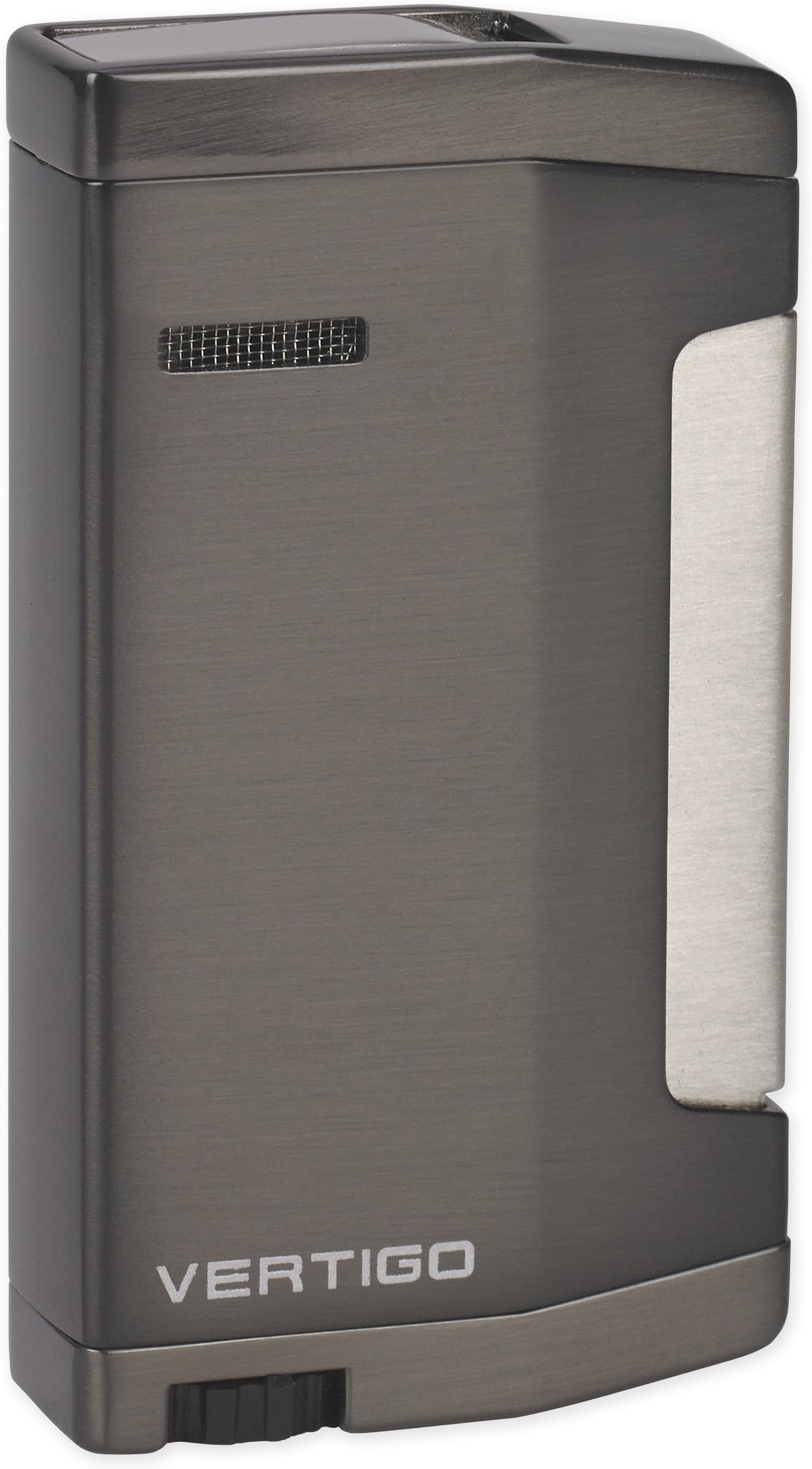 NEW VERTIGO - Light Gun - EXECUTIVE Twin Wind Resistant Torch Flame Lighter - Single Action Squeeze Ignition - Large Flame Adjuster
