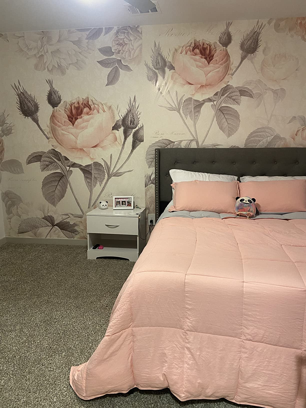 12/mo Finance Komar XXL4034 La Maison Wall Mural, Pink Buy Now