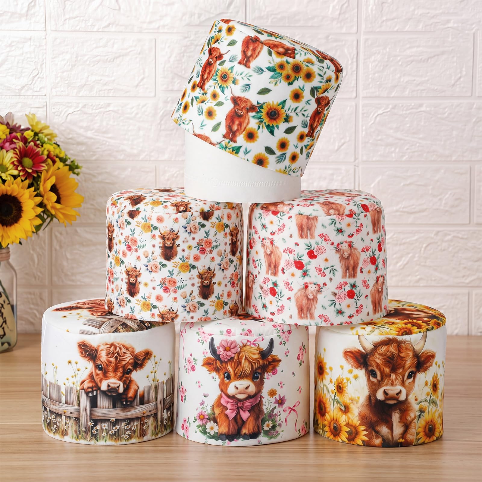Hoolerry 6 Pcs Decorative Toilet Paper Roll Covers, Nautical — Amazon image 10