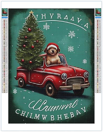 Miniatura 7 de Kits de pintura de diamantes para adultos, bricolaje 5D para el día de Navidad, kit de pintura de diamantes de taladro completo, arte de diamantes