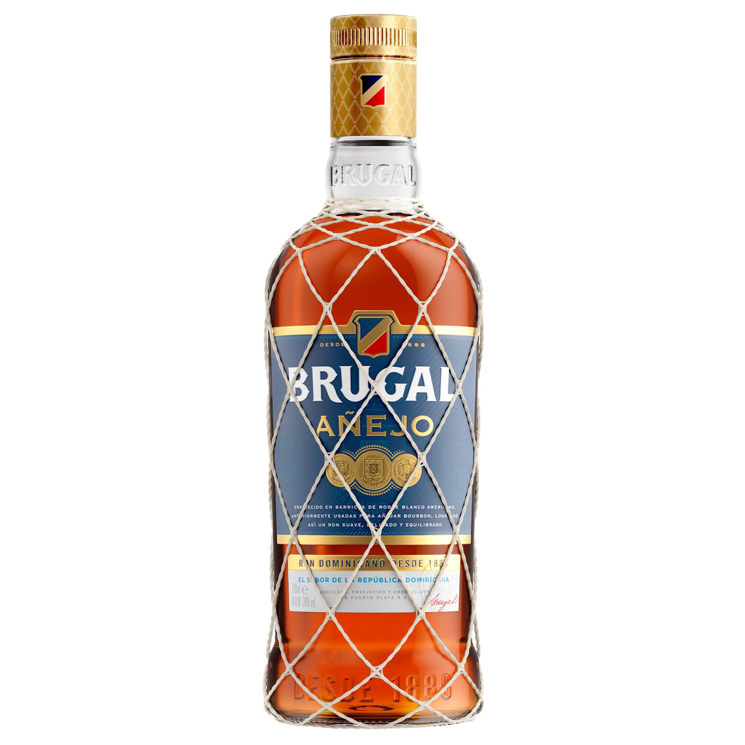 Brugal Añejo Ron Dominicano Superior Envejecido en Barrica de Roble 70cl