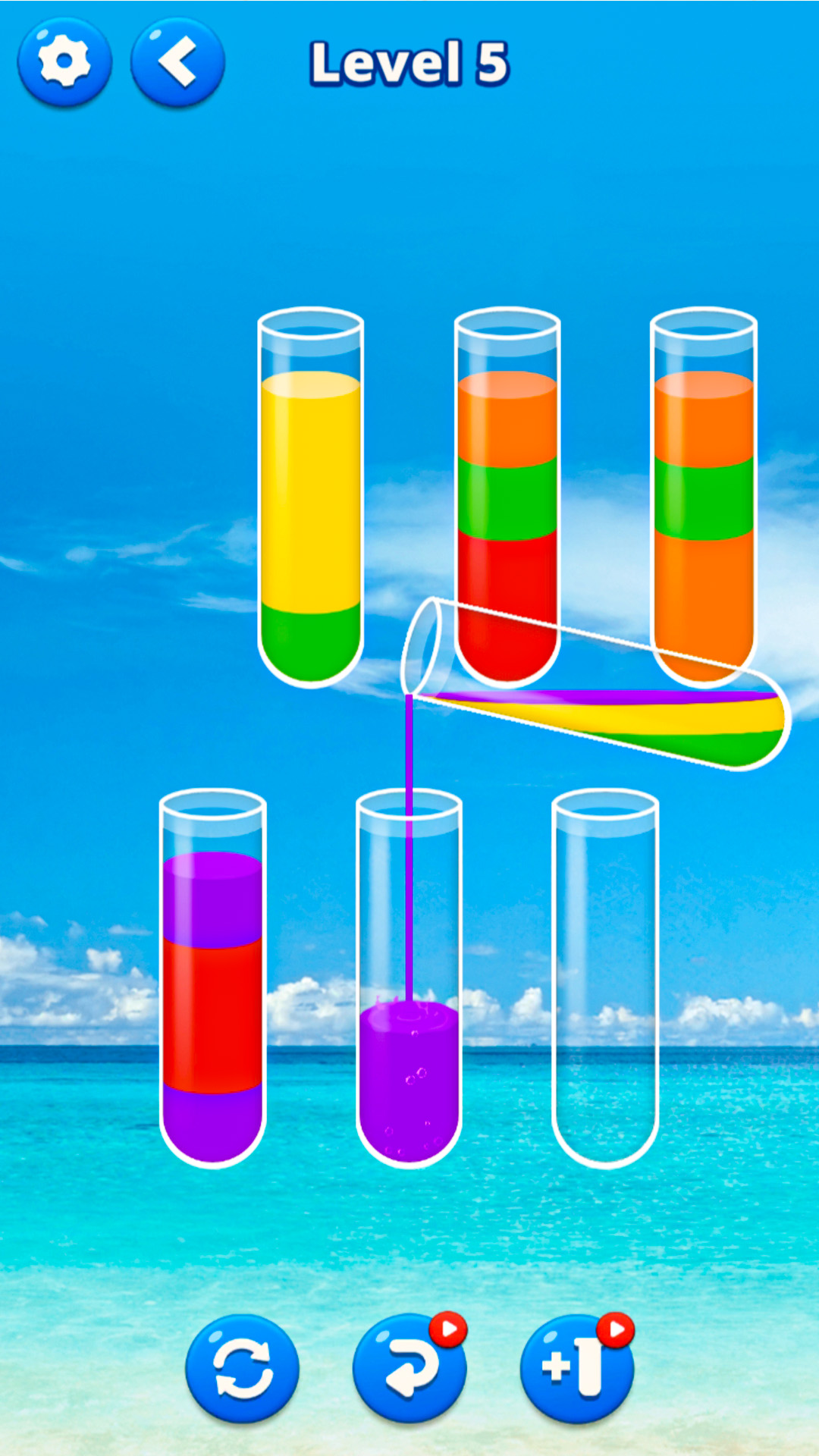 Water Liquid Sort Puzzle Filling Soda Water Color Pouring and Matching SortPuz GameAmazon.in