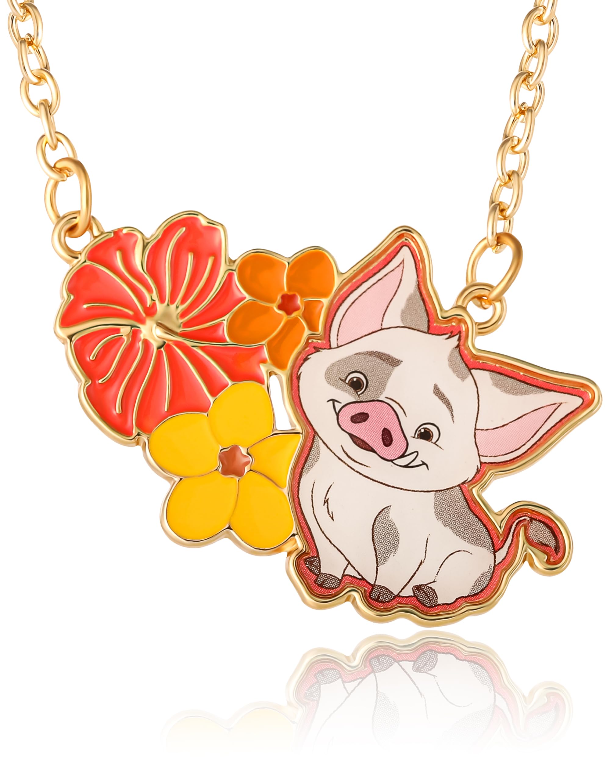 Moana Necklace for Women 16"+3.25" Official License, Fashion Moana 2 Necklace, Disney Jewelry for Women