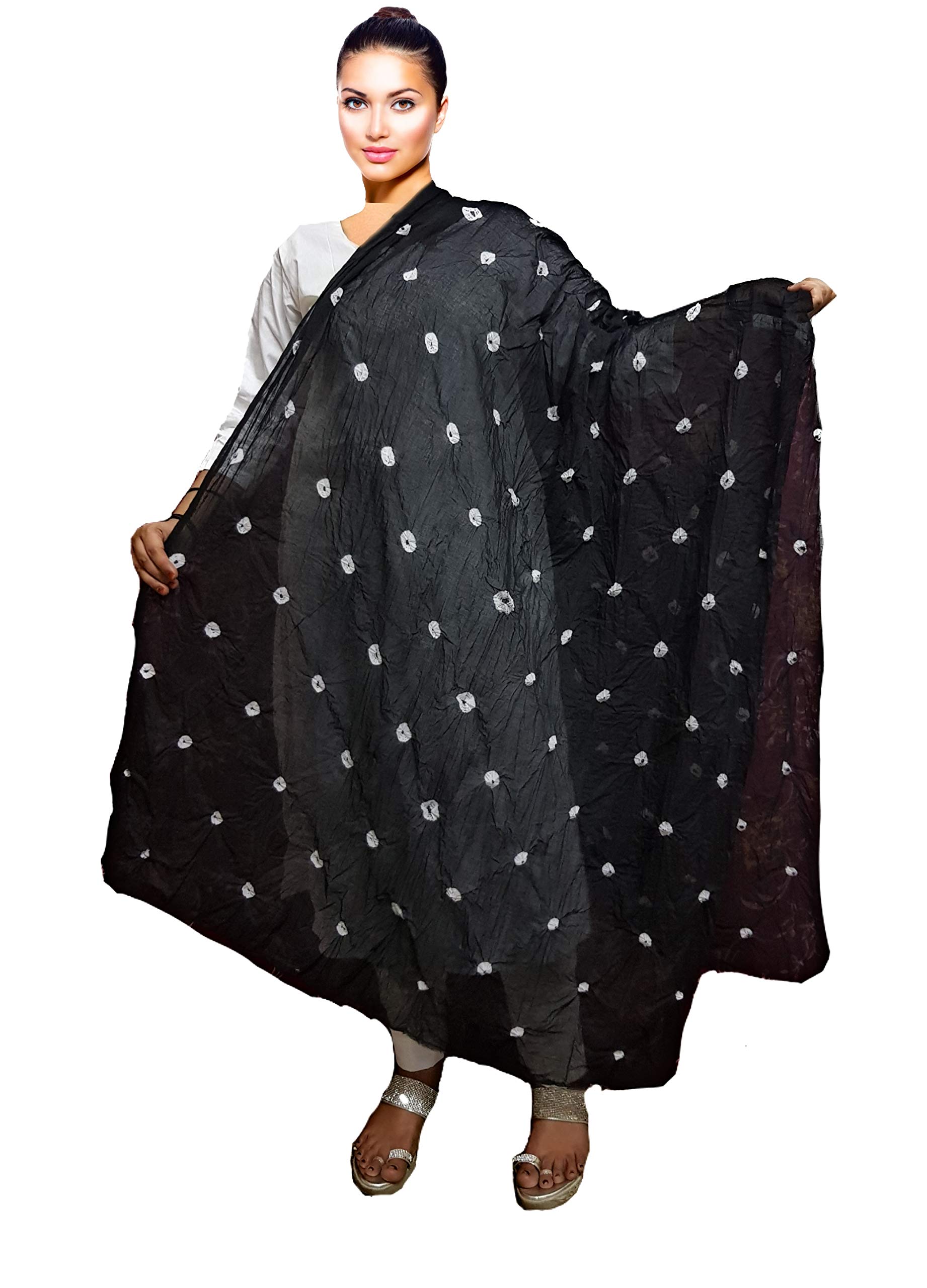 m s bandhani Women's Printed Cotton Dupatta-picture-39