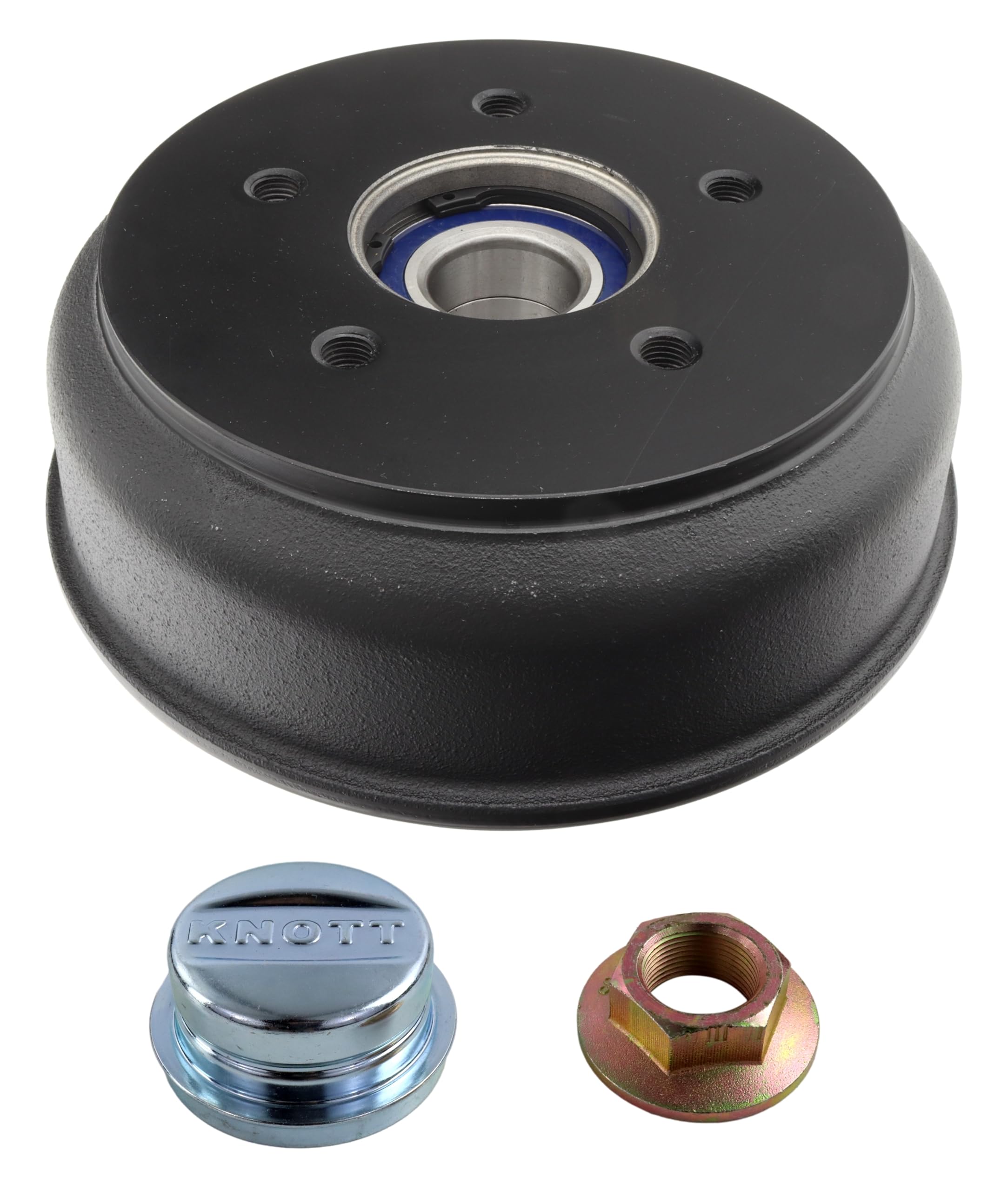 trailer parts4u Tamburo freno 200x50 LK 112x5 fuso 26979 per Knott 20-2425/1 incl. cuscinetti compatti