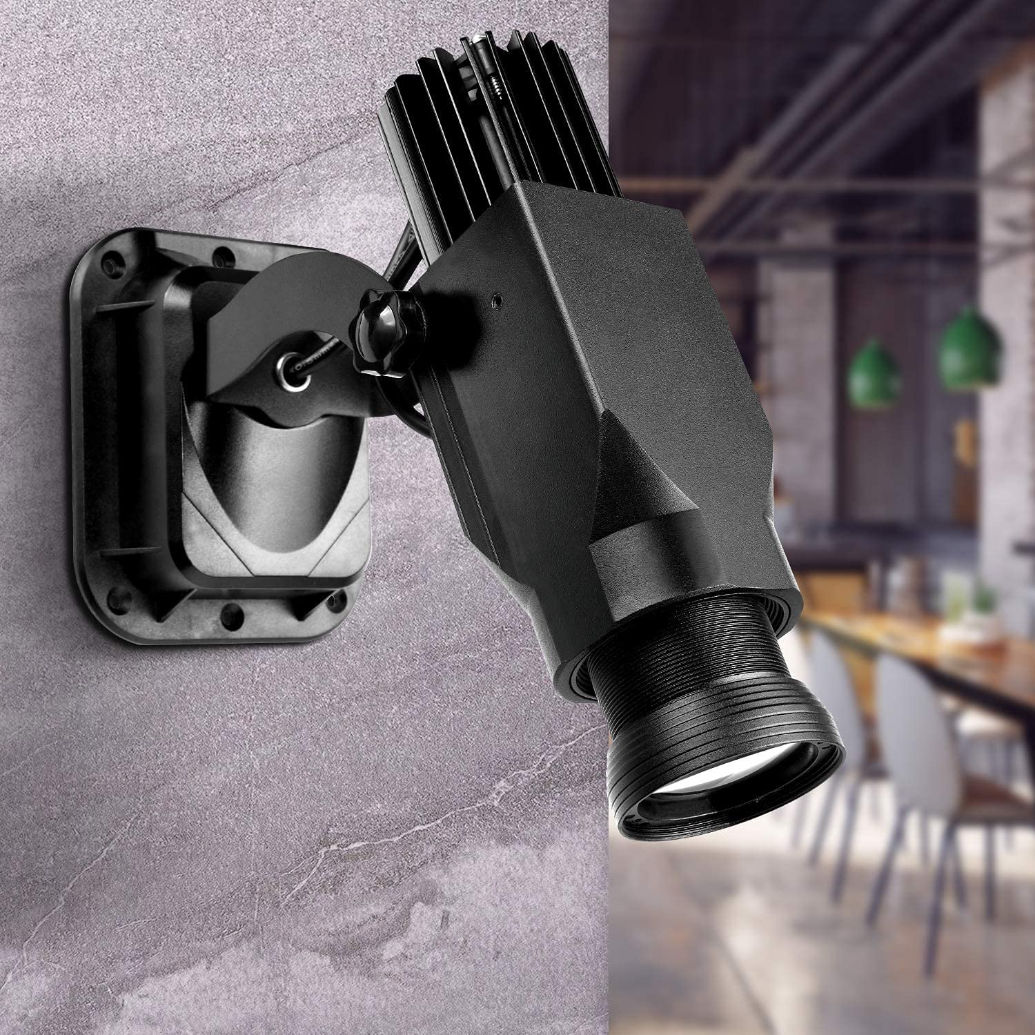 Amazon.co.jp: HILITING LEDロゴゴボ30Wプロジェクター広告ロゴライト