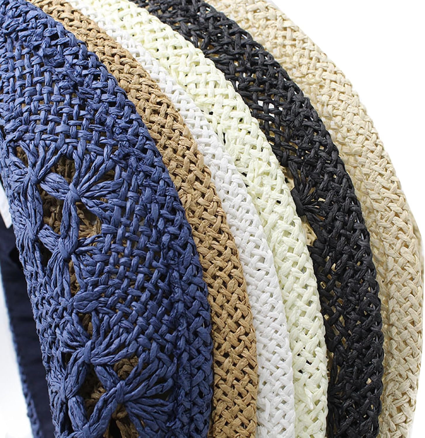 Bridal Cowboy Straw Hat for Adult Outdoor Summer Sun Hat Hollowed Out Cowgirl Hat Girls Headwear Beach Party Hat