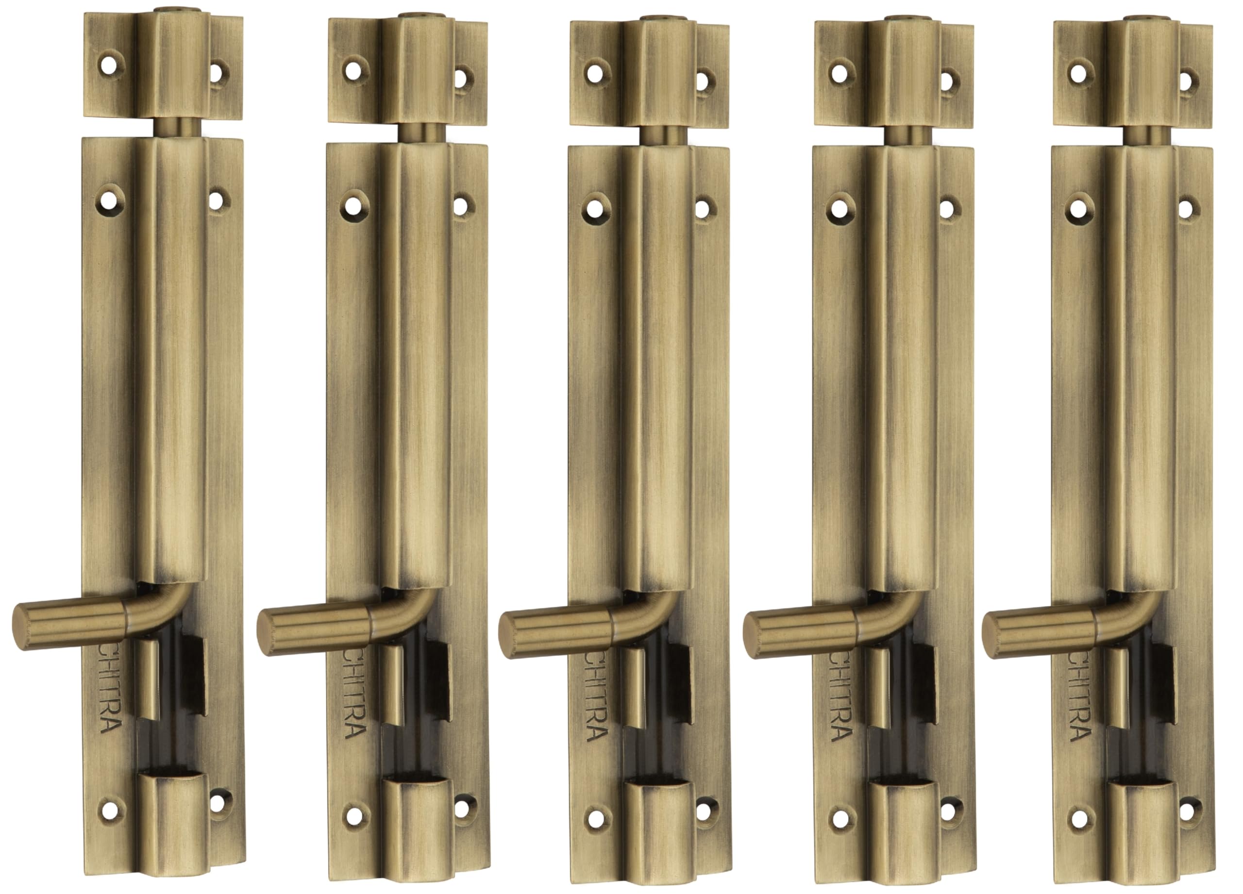 Chitra Tower Bolts - Antique Brass Finish -7