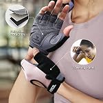 ATERCEL Weight Lifting Gloves Full Palm Protection, Workout Gloves for Gym, Cycling, Exercise, Breathable, Super Lightweight for Mens and Women