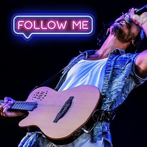 Miniatura 4 de Lumoonosity ON Letreros de neón  Luces de neón LED ON para jugadores, serpentinas, influencers  Letreros LED de color verdeamarillo encendido para