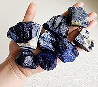 Vista 8 de 2 libras de piedras de Ojo de Tigre en bruto, piedras curativas en bruto a granel para voltear, envoltura de alambre, Wicca Reiki, Meditación