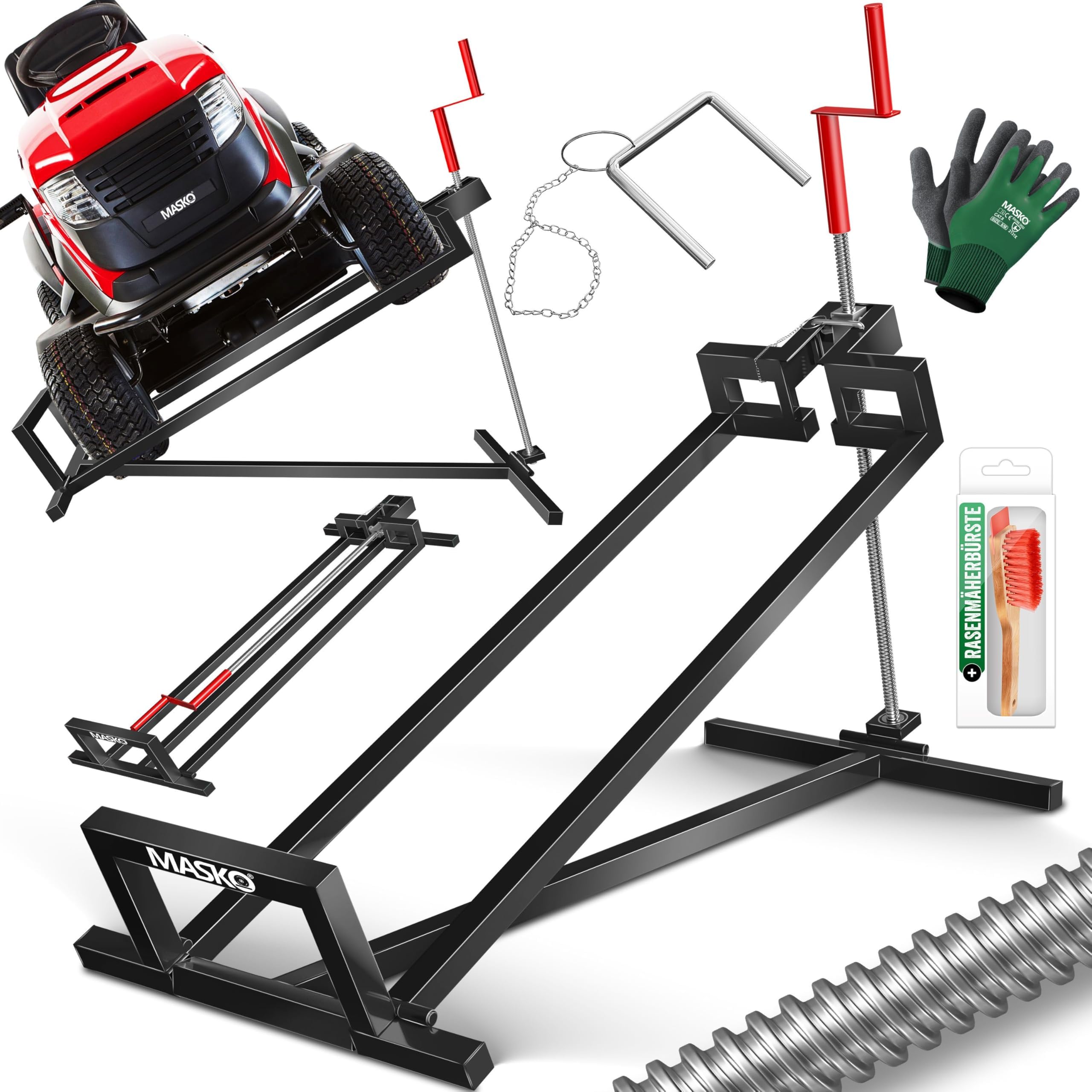 Masko Tagliaerba Sollevatore Per Trattorino Wiltec - Max 400 Kg Con Inclinazione H 937601 - Foto 8