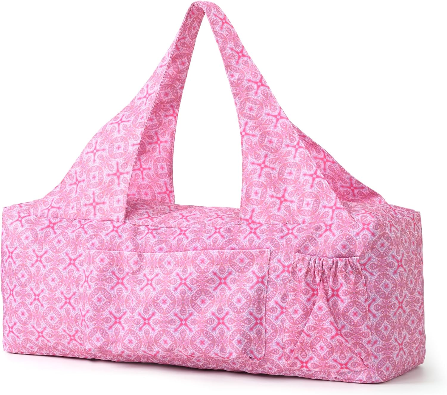 BOULDER BEE Yoga Mat Bag with Wet Pocket, Large Yoga Mat Carrier Fits All Your Stuff, Personalized Yoga Gifts, Gym Tote Bag for Women