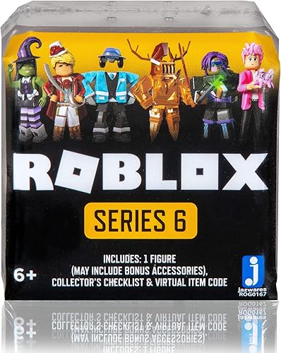 Miniatura 4 de Roblox Celebrity Collection - Serie 6 Figura misteriosa paquete de 6 incluye 6 artículos virtuales exclusivos